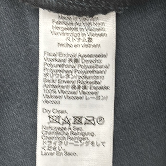 J. Crew Slim wide-leg pant in faux leather in brown sugar size 26 NWT BU138 - Picture 8 of 13